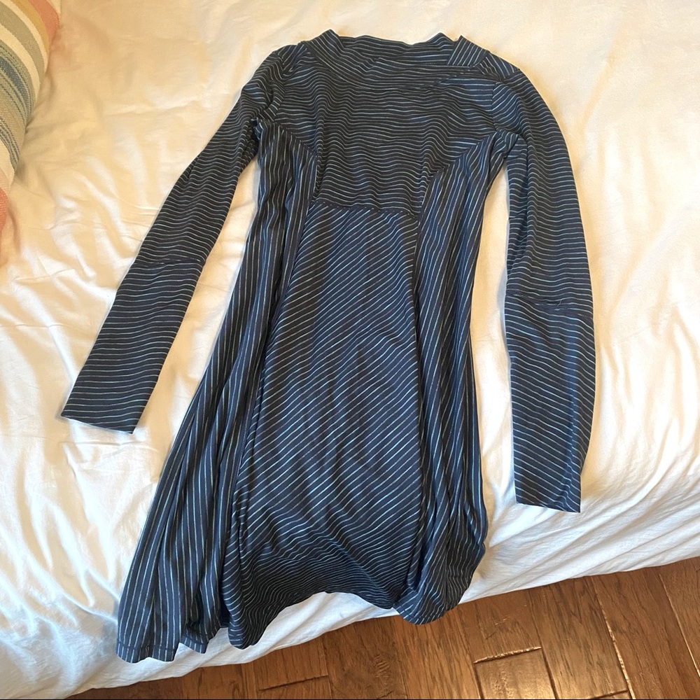 Prana blue and teal dress